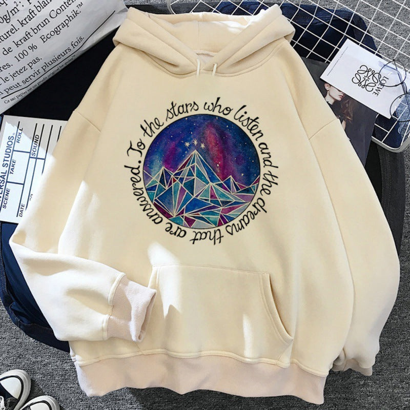 Women's Aesthetic Hoodie Sweatshirt – ACOTAR-Inspired Design