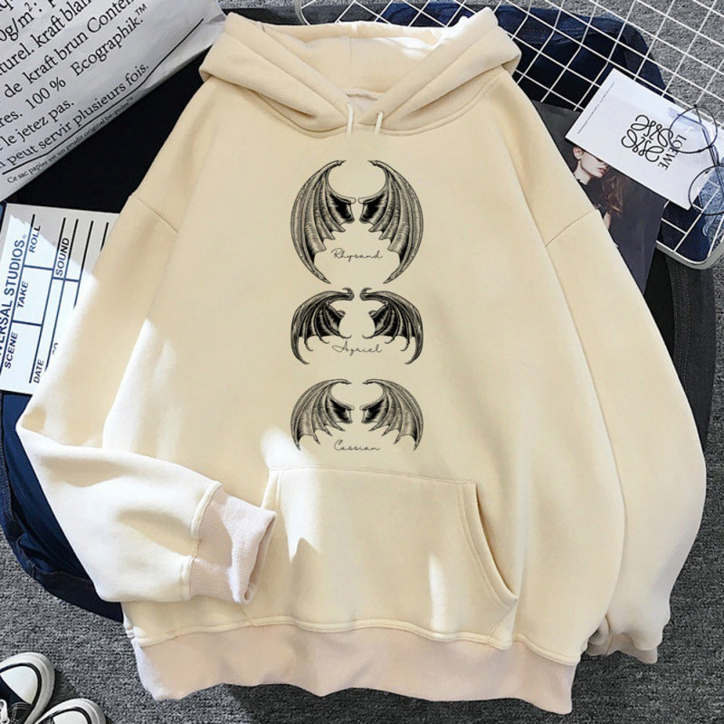 Women's Aesthetic Hoodie Sweatshirt – ACOTAR-Inspired Design