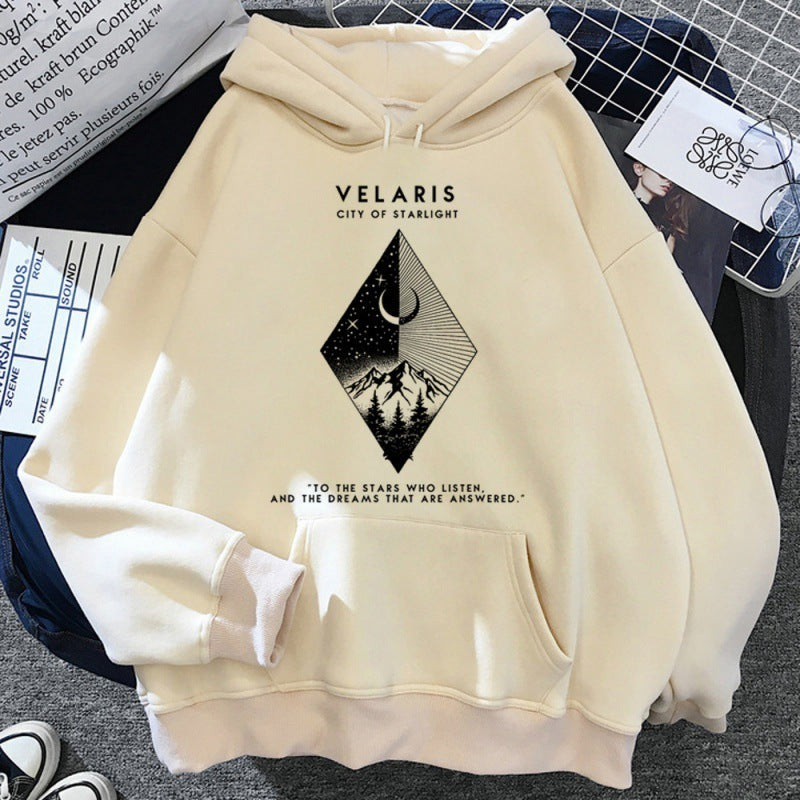 Women's Aesthetic Hoodie Sweatshirt – ACOTAR-Inspired Design